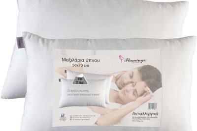 Μαξιλάρι ύπνου σετ 2 τμχ 50Χ70cm Σχ.170 ύφασμα microfiber 600gsm/τμχ