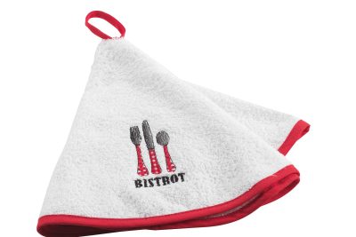 Πετσέτες κουζίνας στρόγγυλη Σχ.Bistrot 60cm 100% cotton