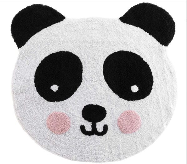 Χαλάκι στρόγγυλο  Σχ. Panda 90cm poly/cotton