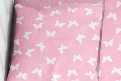 ΜΑΞΙΛΑΡΟΘΗΚΗ ΕΜΠΡΙΜΕ bebe Butterfly 50 35Χ45 Pink Cotton 100%