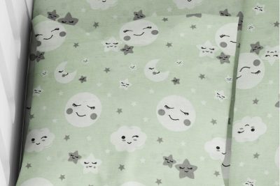 ΜΑΞΙΛΑΡΟΘΗΚΗ ΕΜΠΡΙΜΕ bebe Smile 80 35X45 Green Cotton 100%