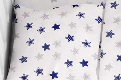 ΜΑΞΙΛΑΡΟΘΗΚΗ ΕΜΠΡΙΜΕ bebe Star 102 35X45 Blue Cotton 100%