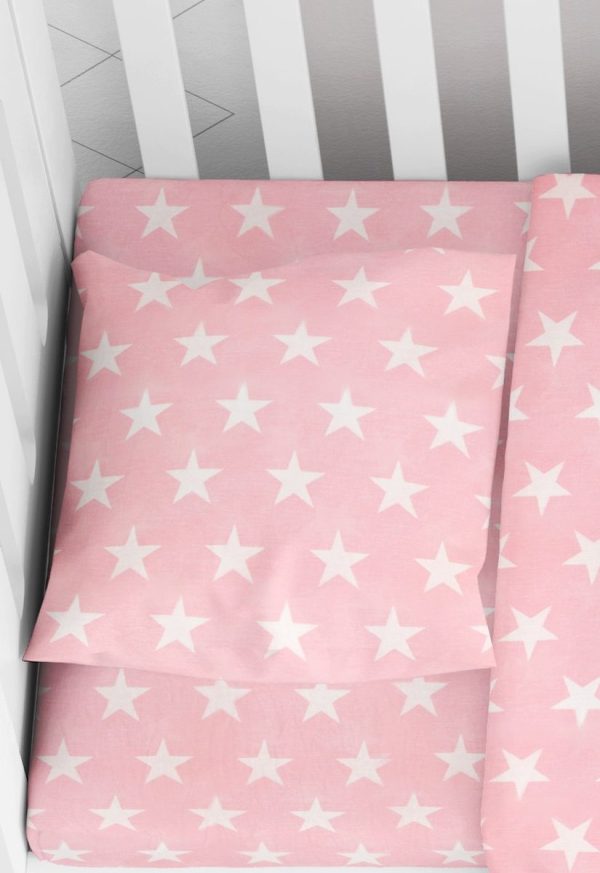 ΜΑΞΙΛΑΡΟΘΗΚΗ ΕΜΠΡΙΜΕ bebe Star 32 35X45 ΡΟΖ Cotton 100%