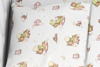 ΜΑΞΙΛΑΡΟΘΗΚΗ ΕΜΠΡΙΜΕ bebe Baby 03 35Χ45  Flannel cotton 100%