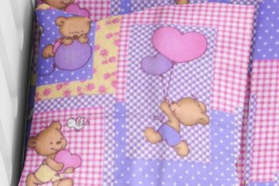 ΜΑΞΙΛΑΡΟΘΗΚΗ ΕΜΠΡΙΜΕ bebe Baloon 75 35Χ45 Pink Flannel cotton 100%