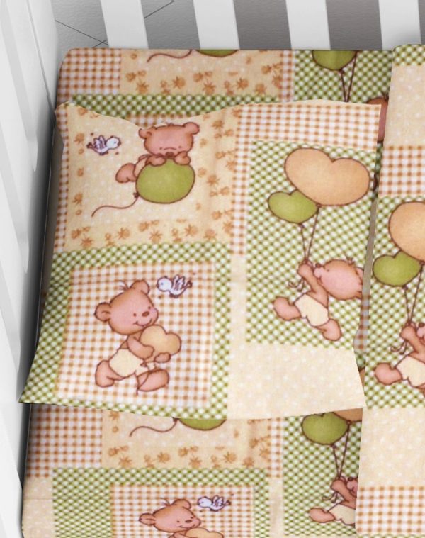 ΜΑΞΙΛΑΡΟΘΗΚΗ ΕΜΠΡΙΜΕ bebe Baloon 76 35Χ45 Beige Flannel cotton 100%