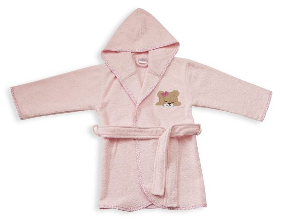 ΜΠΟΥΡΝΟΥΖΙ bebe SLEEPING BEARS CUB 14 SIZE:04 ΡΟΖ Cotton 100%