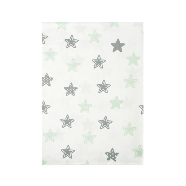 ΠΑΝΑ ΧΑΣΕΣ bebe Star 101 80Χ80 Green Cotton 100%