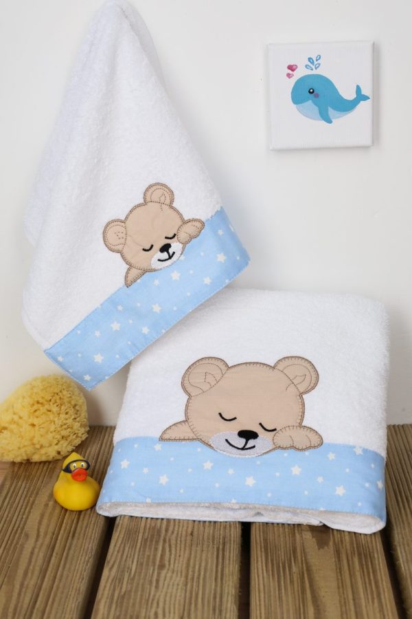 ΠΕΤΣΕΤΑ ΣΕΤ 2 τεμ bebe SLEEPING BEARS CUB 11 30X50