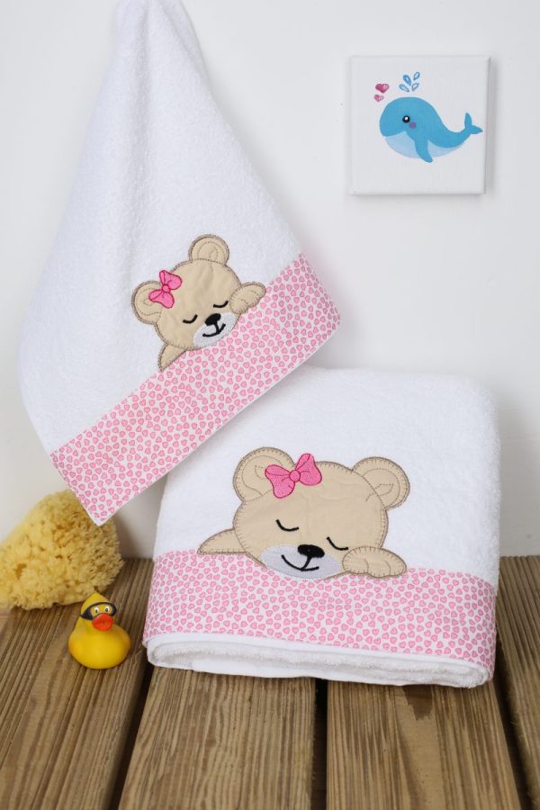 ΠΕΤΣΕΤΑ ΣΕΤ 2 τεμ bebe SLEEPING BEARS CUB 12 30X50