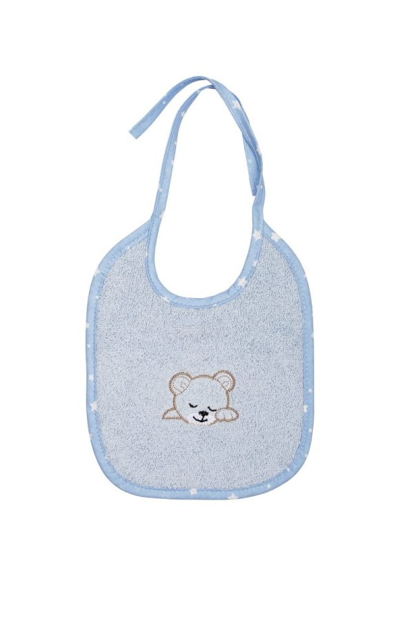 ΣΑΛΙΑΡΑ bebe SLEEPING BEARS CUB 13 19X24 ΣΙΕΛ Cotton 100%