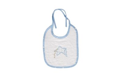 ΣΑΛΙΑΡΑ bebe ΑΣΤΕΡΙ 127 25X25 ΛΕΥΚΟ/ΣΙΕΛ Cotton 100%