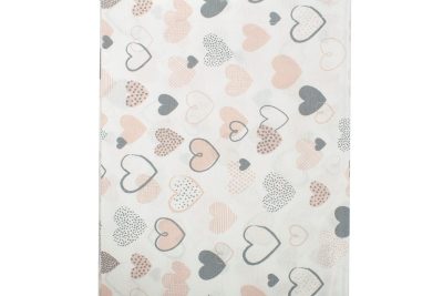 ΣΕΝΤΟΝΑΚΙ ΛΙΚΝΟΥ bebe Hearts 09 80Χ110 Coral Cotton 100%