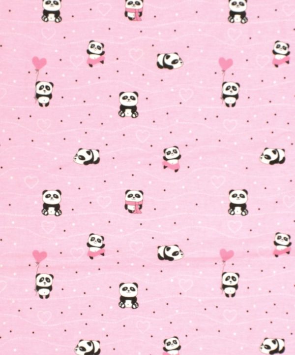 ΣΕΝΤΟΝΑΚΙ ΛΙΚΝΟΥ bebe PANDA 111 80Χ110 Pink Cotton 100%