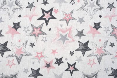 ΣΕΝΤΟΝΑΚΙ ΛΙΚΝΟΥ bebe Star 122 80X110 Grey-Pink Cotton 100%