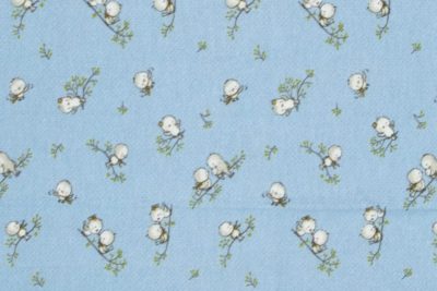 ΣΕΝΤΟΝΑΚΙ ΛΙΚΝΟΥ bebe Birds 14 80Χ110 Sky blue Flannel cotton 100%