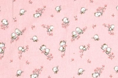 ΣΕΝΤΟΝΑΚΙ ΛΙΚΝΟΥ bebe Birds 15 80Χ110 Pink Flannel cotton 100%