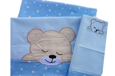 ΣΕΝΤΟΝΙΑ ΣΕΤ 3 τεμ bebe SLEEPING BEARS CUB 13 120Χ170 ΣΙΕΛ Cotton 100%