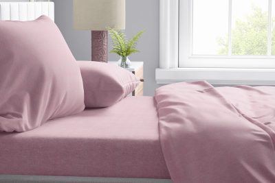 ΠΑΠΛΩΜΑ Μελανζέ 07 220X240 Pink Cott/Pol 70/30