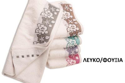 ΠΕΤΣΕΤΑ  ΖΑΚΑΡ ZERO TWIST ΕΡΑΤΩ 50Χ90 ΛΕΥΚΟ/ΦΟΥΞΙΑ Cotton 100%