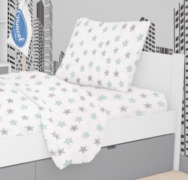 ΜΑΞΙΛΑΡΟΘΗΚΗ ΕΜΠΡΙΜΕ kids Star 101 50Χ70 Green Cotton 100%