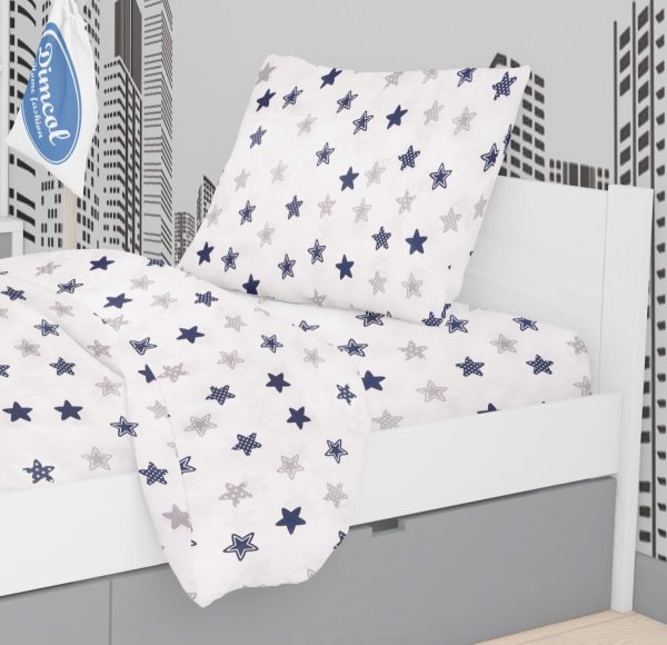 ΜΑΞΙΛΑΡΟΘΗΚΗ ΕΜΠΡΙΜΕ kids Star 102 50Χ70 Blue Cotton 100%