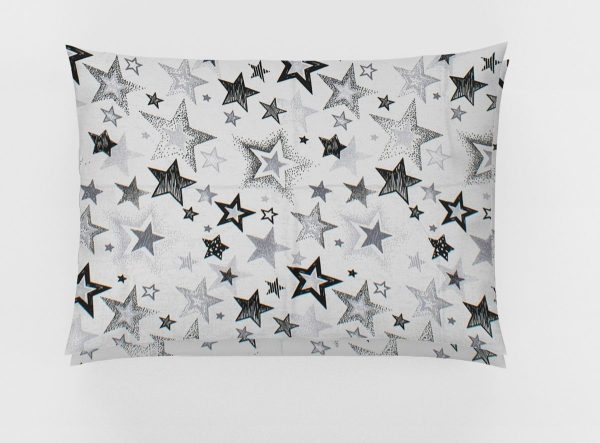 ΜΑΞΙΛΑΡΟΘΗΚΗ ΕΜΠΡΙΜΕ kids Star 120 50Χ70 Grey Cotton 100%