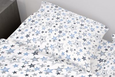 ΜΑΞΙΛΑΡΟΘΗΚΗ ΕΜΠΡΙΜΕ kids Star 123 50Χ70 Blue-Grey Cotton 100%