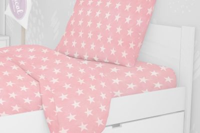 ΜΑΞΙΛΑΡΟΘΗΚΗ ΕΜΠΡΙΜΕ kids Star 32 50X70 ΡΟΖ Cotton 100%