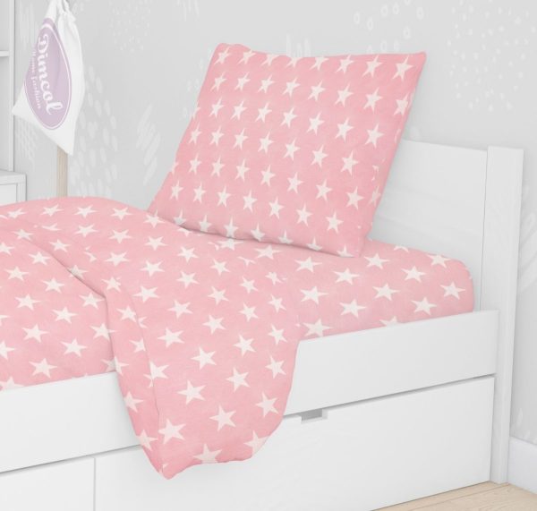 ΜΑΞΙΛΑΡΟΘΗΚΗ ΕΜΠΡΙΜΕ kids Star 32 50X70 ΡΟΖ Cotton 100%