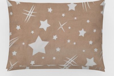 ΜΑΞΙΛΑΡΟΘΗΚΗ ΕΜΠΡΙΜΕ kids Star 36 50Χ70 Beige Flannel cotton 100%