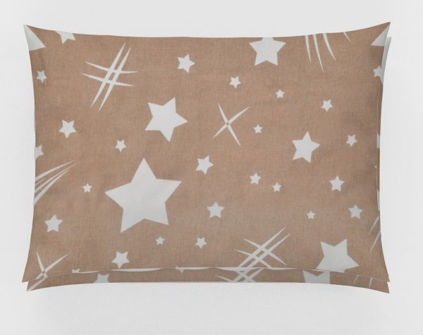 ΜΑΞΙΛΑΡΟΘΗΚΗ ΕΜΠΡΙΜΕ kids Star 36 50Χ70 Beige Flannel cotton 100%