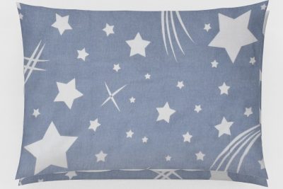 ΜΑΞΙΛΑΡΟΘΗΚΗ ΕΜΠΡΙΜΕ kids Star 37 50Χ70 Blue Flannel cotton 100%