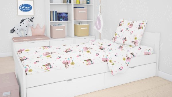 ΠΑΠΛΩΜΑ ΕΜΠΡΙΜΕ kids Κουκουβάγια 45 160X240 Cotton 100%