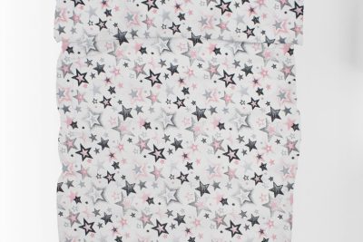 ΠΑΠΛΩΜΑΤΟΘΗΚΗ ΕΜΠΡΙΜΕ kids Star 122 160X240 Grey-Pink Cotton 100%