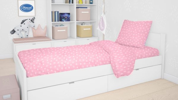 ΣΕΝΤΟΝΙΑ ΕΜΠΡΙΜΕ ΣΕΤ 2 τεμ kids PRINCESS 47 160Χ240 Pink Cotton 100%