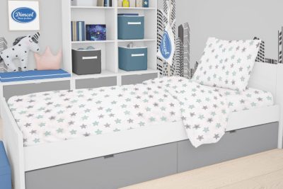 ΣΕΝΤΟΝΙΑ ΕΜΠΡΙΜΕ ΣΕΤ 2 τεμ kids Star 101 160X240 Green Cotton 100%