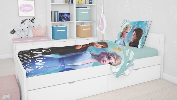 ΠΑΠΛΩΜΑ DISNEY FROZEN 981 160X240 Digital Print Cotton 100%