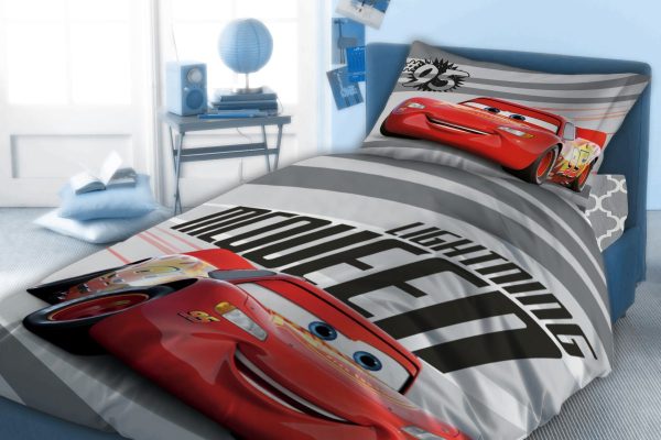 ΠΑΠΛΩΜΑΤΟΘΗΚΗ ΣΕΤ 2 τεμ Disney CARS 870 160Χ240 Digital Print Cotton 100%