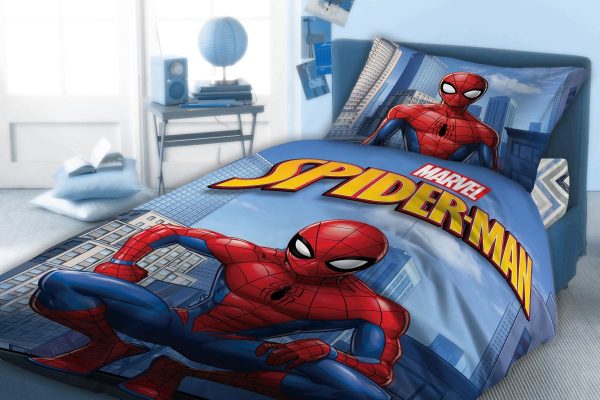 ΠΑΠΛΩΜΑΤΟΘΗΚΗ ΣΕΤ 2 τεμ Disney SPIDERMAN 810 160Χ240 Digital Print Cotton 100%