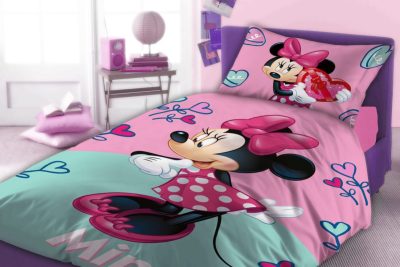 ΣΕΝΤΟΝΙΑ ΣΕΤ 2 τεμ Disney MINNIE 752 160Χ240 Digital Print Cotton 100%