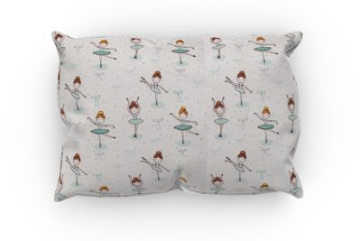 ΜΑΞΙΛΑΡΟΘΗΚΗ ΕΜΠΡΙΜΕ kids Μπαλαρίνα 166 50X70 Green Flannel Cotton 100%