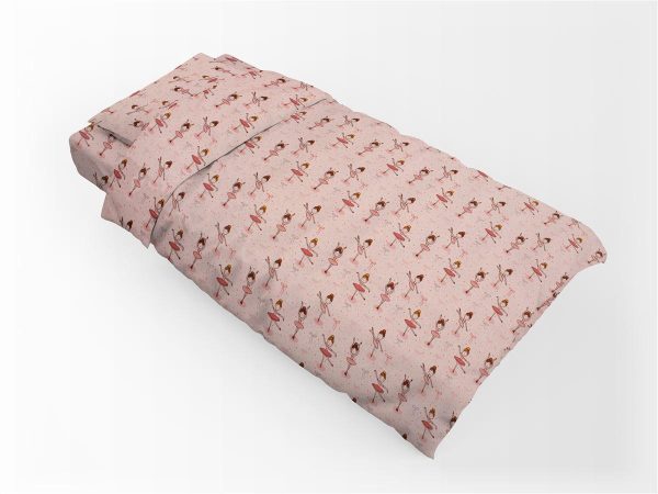 ΠΑΠΛΩΜΑΤΟΘΗΚΗ ΕΜΠΡΙΜΕ kids Μπαλαρίνα 165 160Χ240 Coral Flannel Cotton 100%