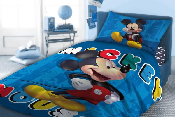 ΠΑΠΛΩΜΑΤΟΘΗΚΗ ΣΕΤ 2 τεμ DISNEY MICKEY 860 160Χ240 Digital Print Cotton 100%