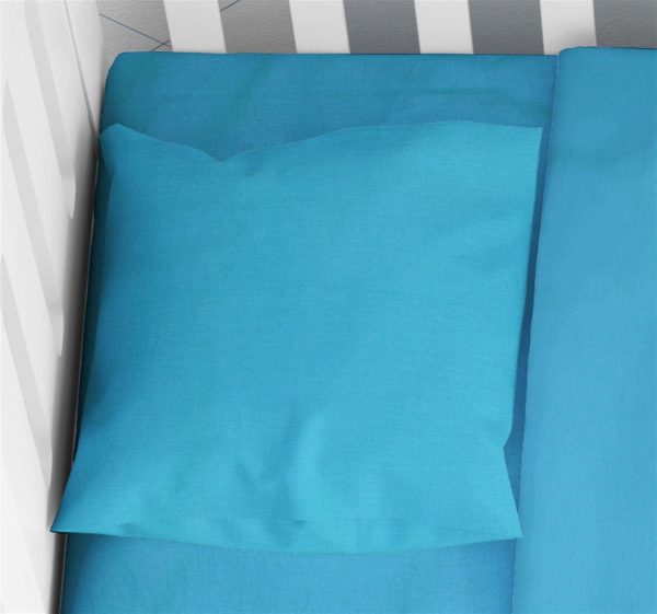 ΜΑΞΙΛΑΡΟΘΗΚΗ bebe Solid 493 35Χ45 Turquoise Cotton 100%