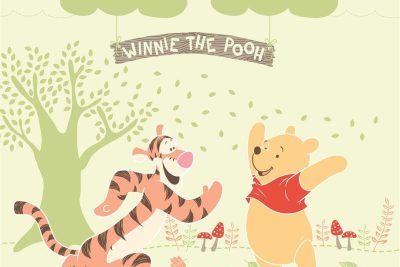 ΚΟΥΒΕΡΤΑ DISNEY WINNIE 02 FOREST 110Χ140 Digital Print