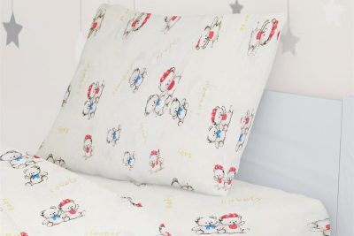 ΜΑΞΙΛΑΡΟΘΗΚΗ ΕΜΠΡΙΜΕ kids Two Lovely Bears 67 50Χ70 Ecru Cotton 100%