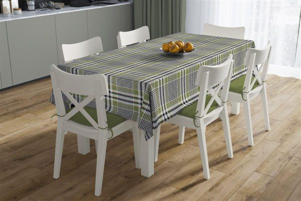 ΤΡΑΠΕΖΟΜΑΝΤΗΛΟ ΑΛΕΚΙΑΣΤΟ 140X180 Tartan 495 Grey-Green Cott/Pol 70/30