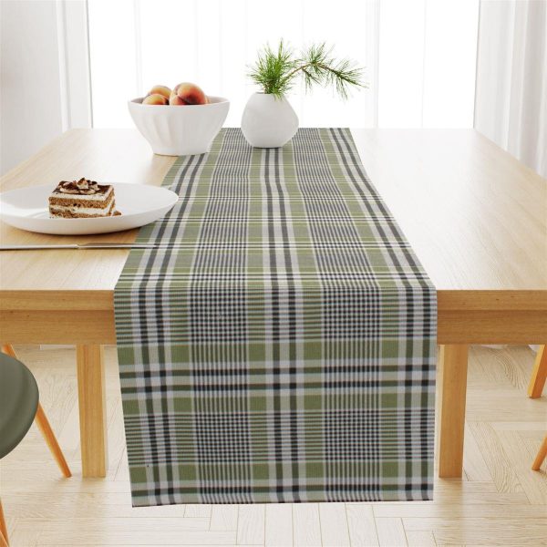 ΤΡΑΒΕΡΣΑ ΑΛΕΚΙΑΣΤΗ 40X180 Tartan 495 Grey-Green Cott/Pol 70/30