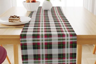 ΤΡΑΒΕΡΣΑ ΑΛΕΚΙΑΣΤΗ 40X180 Tartan 493 Red-Green Cott/Pol 70/30